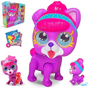 Brinquedo Infantil Pet Faz Xixi Com Acessórios Surpresa - Cachorrinha