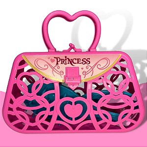 Bolsinha De Princesa Acessórios Espelhinho Pente Brinquedo