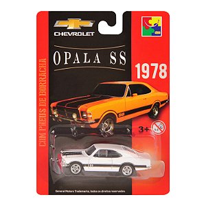 Miniatura Opala SS em Metal com Pneus de Borracha - Escala 1/64