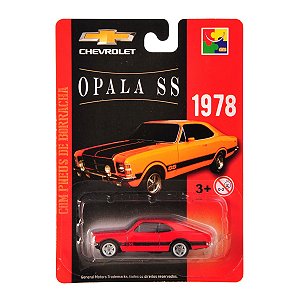 Miniatura Opala SS em Metal com Pneus de Borracha - Escala 1/64