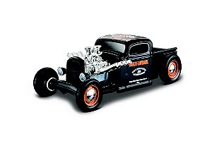 1:64 - CHEVROLET CHEVY PICK UP 1936 - HARLEY DAVIDSON - CARROS SORTIDOS