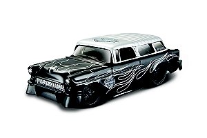 1:64 - CHEVROLET 1955 NOMAD - HARLEY DAVIDSON - CARROS SORTIDOS