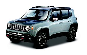 1:43 - JEEP RENEGADE 2017 - STREET FIRE BLISTER PACK, ASSORTMENT