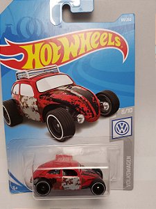 1:64 VW FUSCA CUSTOM VERMELHO