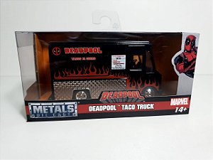 MINIATURA CAMINHÃO TACO DEADPOOL - ESCALA 1/32 - JADA TOYS