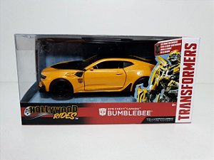 MINIATURA CHEVROLET CAMARO - TRANSFORMERS AUTOBOT BUMBLEBEE - ESCALA 1/32