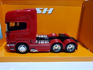 Miniatura Caminhão Scania V8 R730 6X4 - Escala 1/32 - Welly