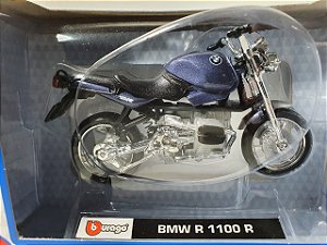 Miniatura Moto BMW R 1100 R - Escala 1/18 - Burago