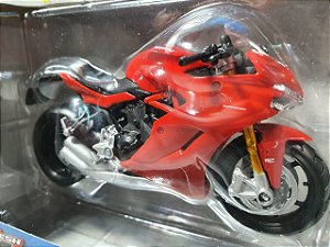 Miniatura Moto Ducati Supersport S - Escala 1/18 - Maisto