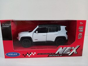 MINIATURA JEEP RENEGADE TRAILHAWK - ESCALA 1/43 - WELLY