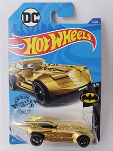 Miniatura Hot Wheels - Batman Batmovel Dourado