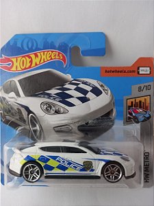 Miniatura Hot Wheels - Policia Porsche Panamera - HW Metro