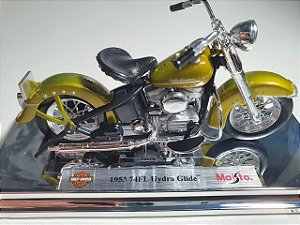 Miniatura Moto Harley Davidson 74FL Hydra Glide 1953 - Escala 1/18