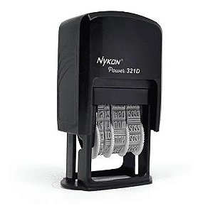 CARIMBO DATADOR NYKON 321 D PRETO