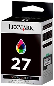 CARTUCHO LEXMARK 27 COLORIDO