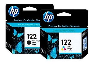 KIT DE CARTUCHO (C/2)  HP 122 BK E 122 COLOR