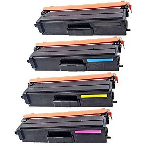 KIT TONER COMPATIVEL BROTHER TN 439/910/419 BLACK, MAGENTA, AMARELO E CIANO