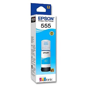 Refil Epson 555 CYAN L8180 Azul Original  555 / T555 / T555220 / T555220AL