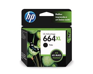 CARTUCHO DE TINTA HP 664XL PRETO