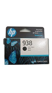 Cartucho de Tinta HP 938 Preto, Original (4S6X8PL) Para HP OfficeJet Pro, 9110, 9120, 9130, 9720, 9730, HP