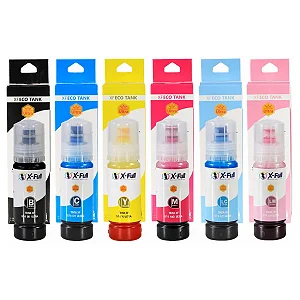 KIT REFIL PARA EPSON  COMPATÍVEL L8050/L18050 574 T57 KORA