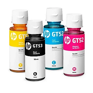 Kit Refil Tinta Para Hp Gt 5822 | Gt51 | Gt52 K C M Y Original