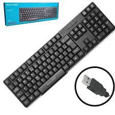 Teclado Macio & Silencioso Escritório Abnt2 Usb Multilaser