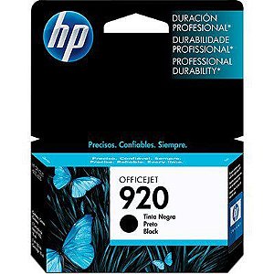 Cartucho HP 920 Preto Original  para HP Officejet 7500A/ 6000dw/6500A - ORIGINAL 11 ML