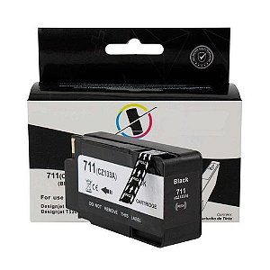 cartucho  711 preto CZ129A para PLOTTER T120 T520 T130 CQ891A CQ890A CQ893A compativel 38ML marca X-Full