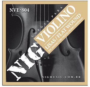Encordoamento de Violino Nig NVE804 BN