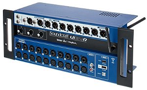 Mesa Digital 24 Canais Soundcraft Controle Sem Fio Ui24r