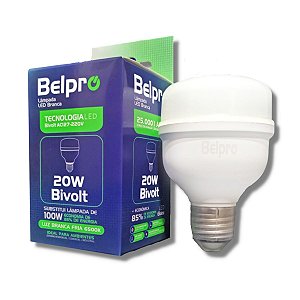 LAMPADA BELPRO LED LUZ BRANCA 50W 127-220V (39210)