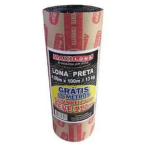 Lona Plastica Preta Maxilona / 10m Gratis, Pack Promocional