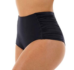 Biquíni Calcinha Hot Pants Cintura Alta Lateral Drapeada