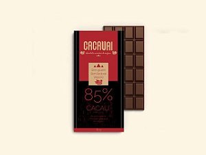 Barra de chocolate 85% cacau 80g