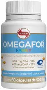 Omegafor family 60 capsulas