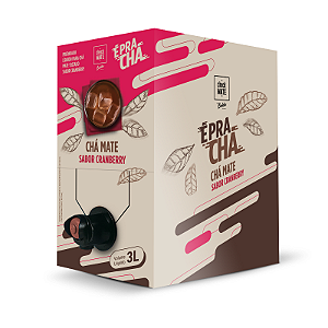 Chá mate sabor Cranberry 3L