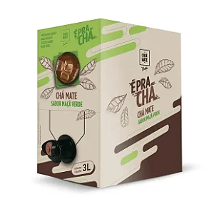 Chá mate sabor Maçã verde 3L