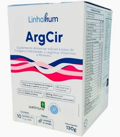 Argcir 150g 10 Saches Limao e Laranja LInhaHum