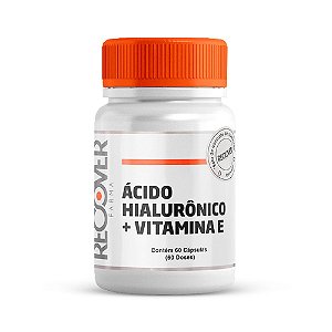 Ácido Hialurônico 50mg + Vitamina E - 60 Cápsulas (60 Doses)