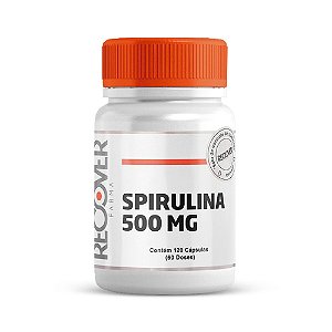Spirulina 500mg - 60 cápsulas (60 doses)
