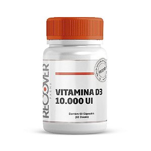Vitamina D3 10.000 Ui - 60 Cápsulas (60 Doses)