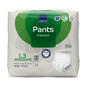 Roupa Íntima Abena Pants Premium tamanho L3 com 15 unidades