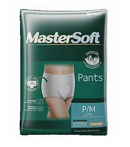 Roupa Intima Mastersoft Pants tamanho P/M com 8 unidades