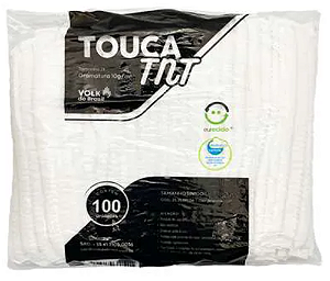 Touca TNT Volk pacote com 100 unidades