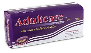 Absorvente Geriátrico Unissex Adultcare Pacote com 20 unidades
