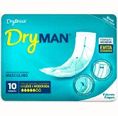 Absorvente Masculino DryMan com 10 unidades - 669