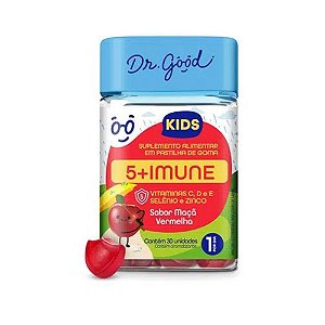 Suplemento Alimentar Dr. Good 5+ Imune Kids Com 30 Gomas