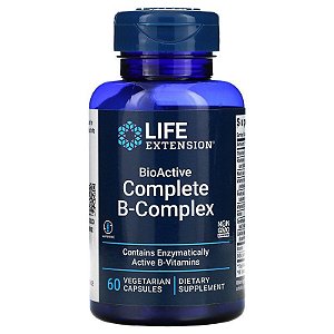 Complexo B Completo, Life Extension, , BioAtivo, 60 Cápsulas