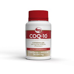Coenzima Q10 100mg por porção 60 Capsulas Vitafor